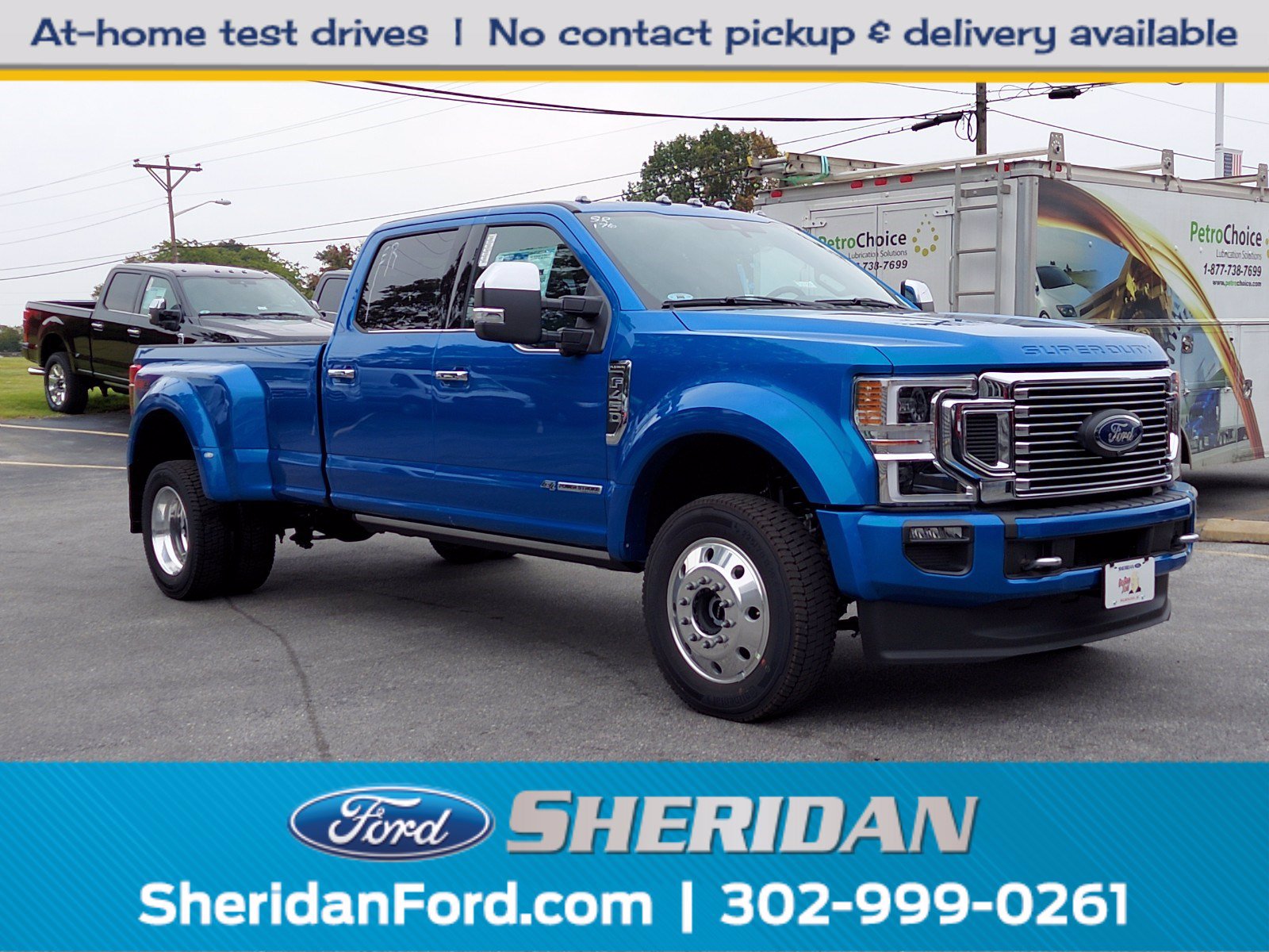 New 2020 Ford Super Duty F 450 Drw Platinum Crew Cab Pickup In Wilmington T20389 Sheridan Ford 9662